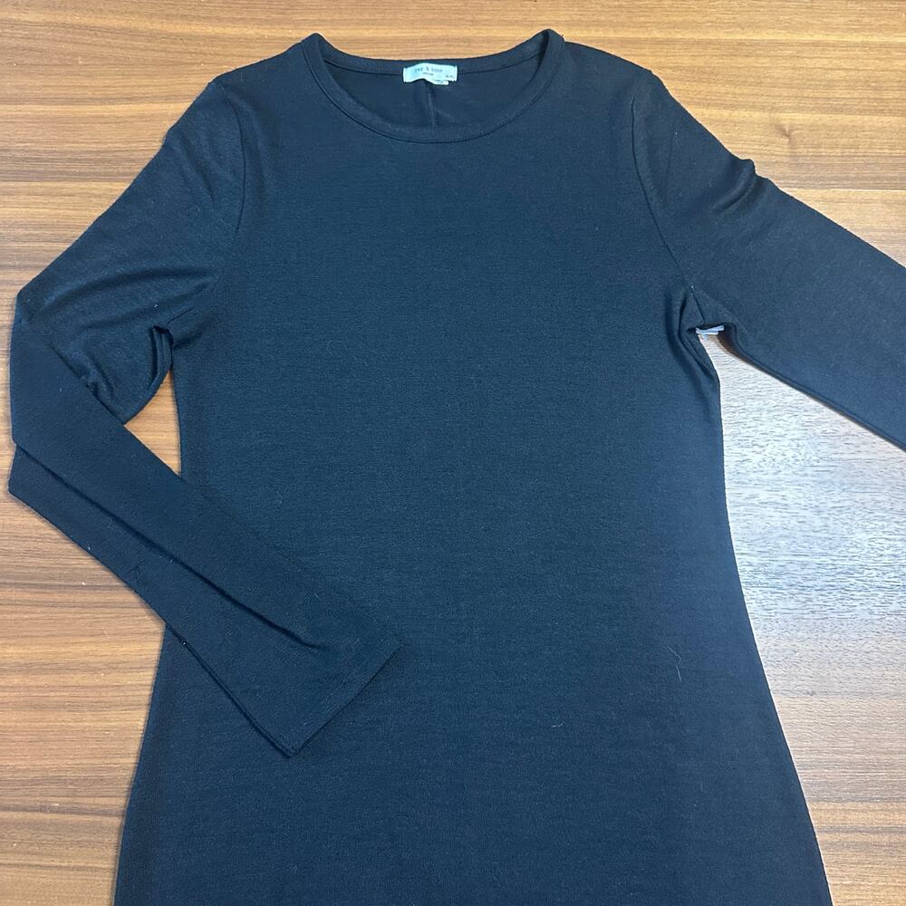 Rag & Bone the Knit Crew Maxi Dress, Black Sweater, Dark Academia,‎ Size XL - Picture 4 of 8